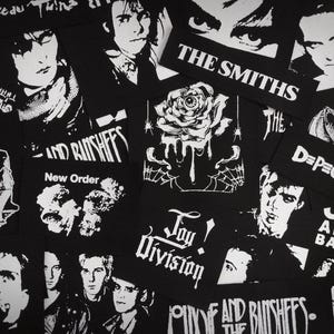 Pacotes misteriosos para patches de costura pós-punk e góticos