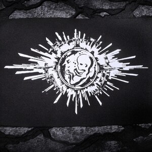 Syringe Screen print Sew-on Patch Fetish Goth Punk