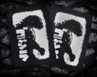 Godzilla Movie Japanese Punk Sew-on Patch