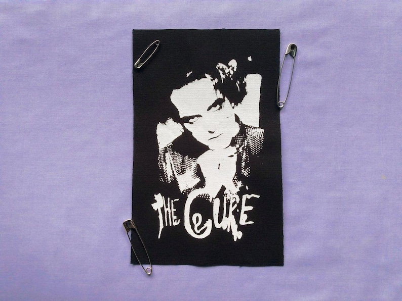 The Cure Robert Smith Post Punk Sew-on Patches image 1