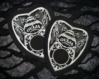 Beetle Ouija Planchette Goth Horror Sew-on Patch