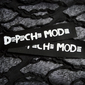 Depeche Mode Post Punk Sew-on Fabric Patches