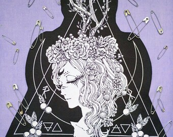 NEW! Forest Witch & Symbols Wiccan Occult Sew-on Patches