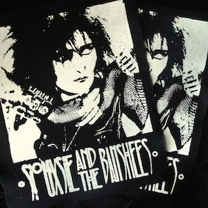 Siouxsie and the Banshees Post Punk Sew-on Fabric Back Patches