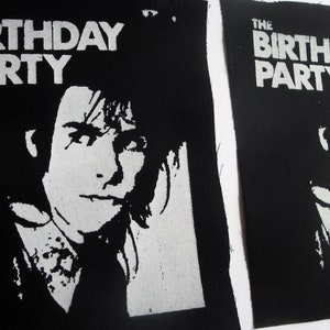 Nick Cave The Birthday Party Post Punk Sew-on Patch image 4