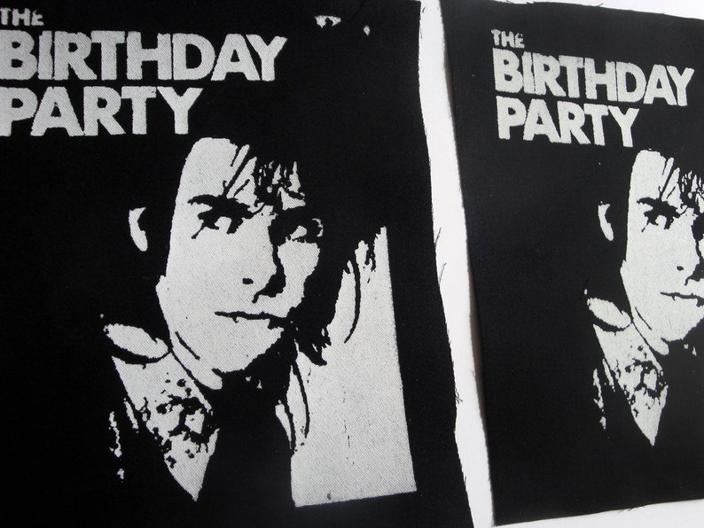 Nick Cave The Birthday Party Post Punk Sew-on Patch image 4