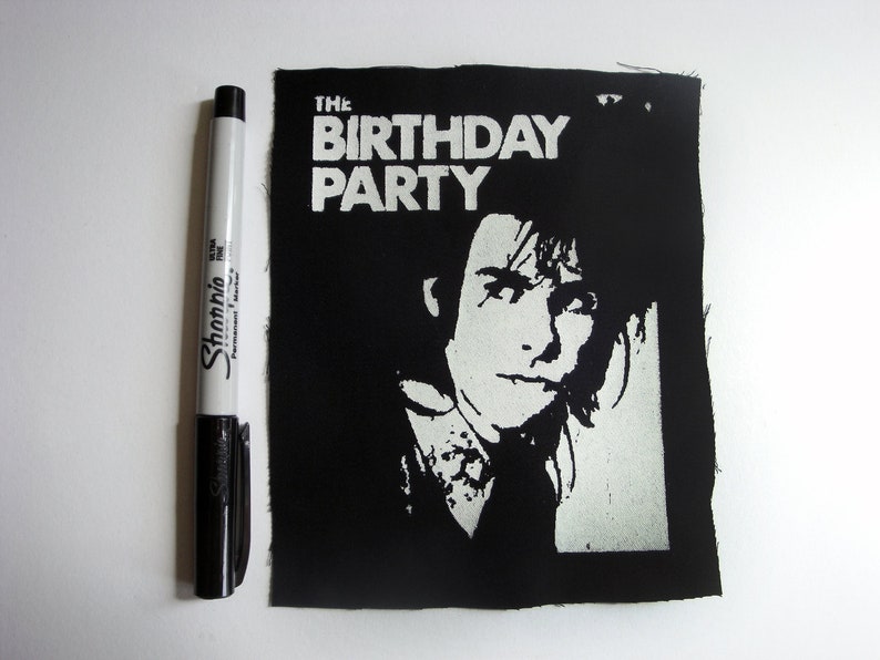 Nick Cave The Birthday Party Post Punk Sew-on Patch image 2