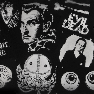 Horror & Halloween Sew-on Fabric Patches Mystery Packs