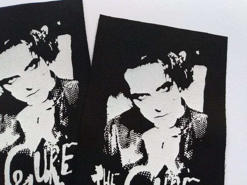 The Cure Robert Smith Post Punk Sew-on Patches image 3