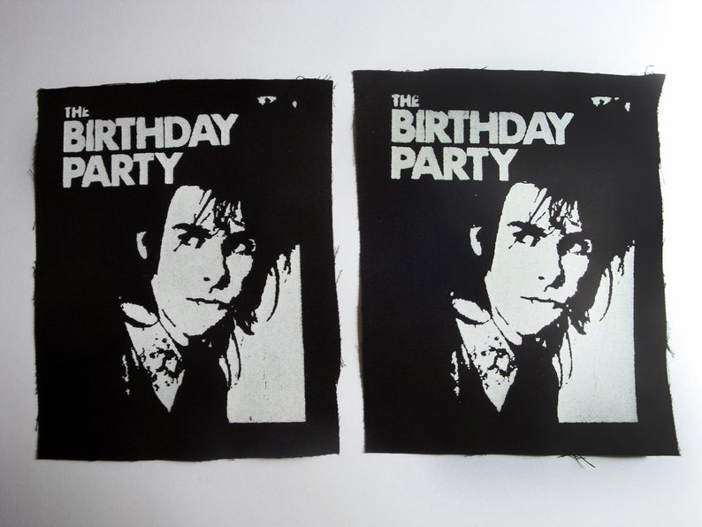 Nick Cave The Birthday Party Post Punk Sew-on Patch image 3