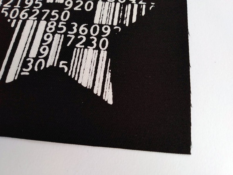 Barcodes Star Cyber Punk Patches - Etsy