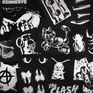 Mystery Packs for Alt Punk Handmade Sew-on Fabric Patches