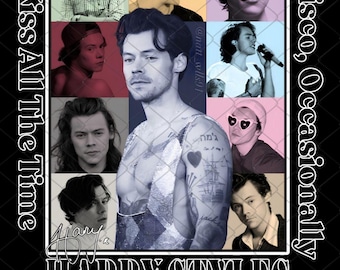 Harry Styles Tour PNG Design, Concert T-Shirt Graphic (Digital Download)