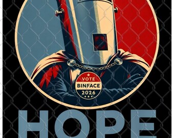 Vote Count Binface Hope for Clacton On Sea 2026 Campaign Poster DIGITAL DOWNLOAD