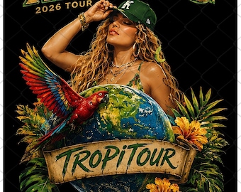 Karol G Clipart PNG Files, Tropicoqueta tour Album, Cricut & Sublimation (Digital Download)