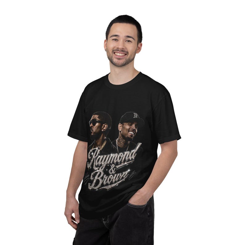 R&B Tour Vibes PNG, Usher Chris Brown Inspired Graphic, Raymond Brown Shirt Design, Retro Concert Tee, Music Sublimation Digital Download