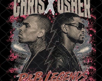Usher Chris Brown Raymond and Brown R&B Tour 2026 PNG (Digital Download)