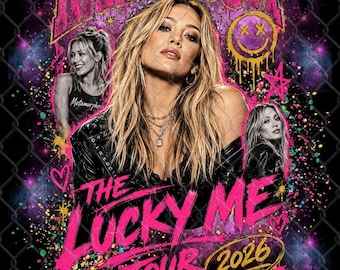 Hilary Duff The Lucky Me Tour 2026 PNG, Concert (Digital Download)
