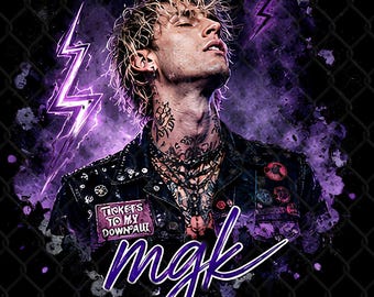 MGK Machine Gun Kelly Lost Americana Tour PNG: Concert Digital File (300 DPI)