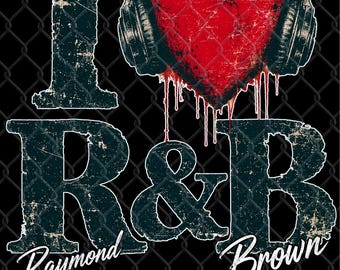Usher Chris Brown Raymond Tour PNG, Retro Concert Graphic (Digital Download)