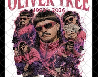 Oliver Tree PNG, In Memory 1993-2026 (Digital Download)