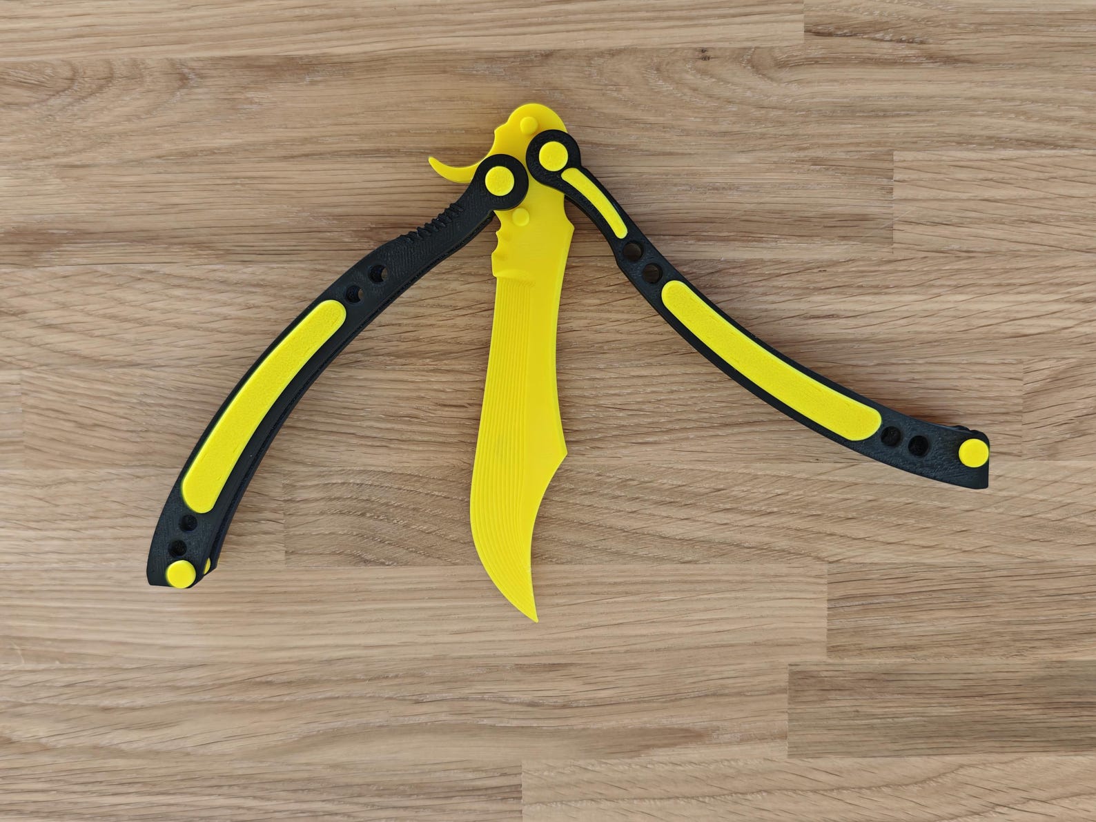 3D Printed Balisong Knife – PLA Butterfly Practice Knife, Safe Flipping ...
