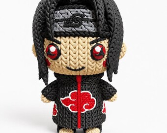Itachi Uchiha 3D printed in PLA style, 18 cm, Naruto, perfect decoration for collectors and gift
