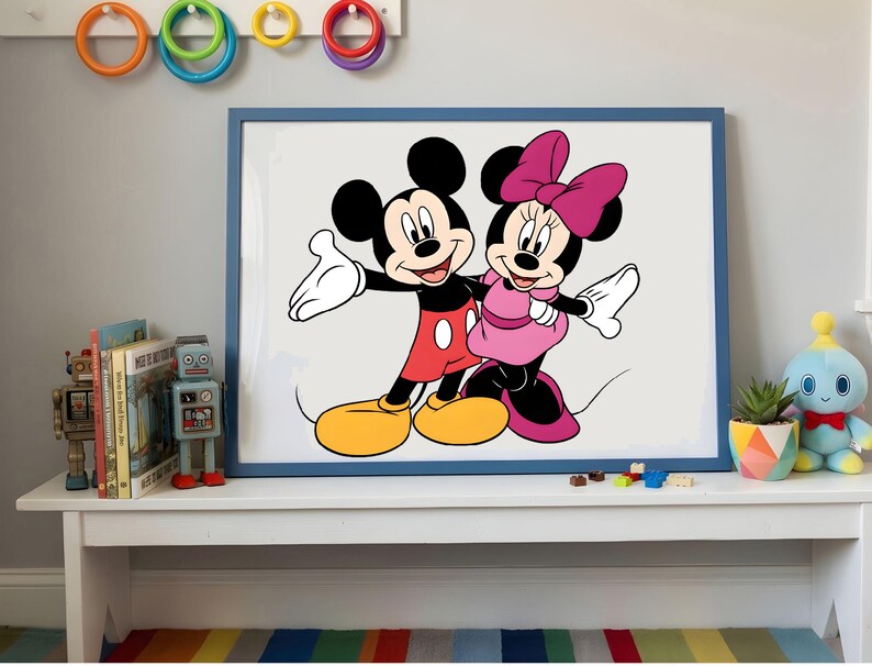 Mickey Minnie Mouse PNG SVG Bundle Wall Art Frames High Resolution Clipart Kids Birthday DIY Sublimation Print On Demand Cricut Cut File Sticker Three Wooden Carved Photo Frames Nursery Kids Bedroom Shelf Decor Pink Minnie Mouse Mickey Minnie Together Polka Dot Bow Disney Characters Blue Cloud Wall Baby Room Toys Crayons Stuffed Animals Transparent PNG Instant Download Waterslide Tumbler Wrap Iron On Transfer Heat Press Vinyl Decal Kids Shirt Design Planner Sticker Journal Card Making.
