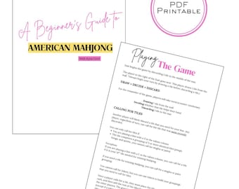 Nybörjarguide för amerikansk mahjong/Läraröversikt/Spelargrunder