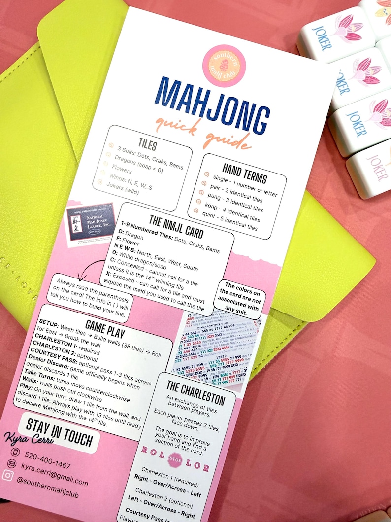 Juego De 4 Tarjetas De Reglas De Mahjong 2025 Huipalon, Guía Nacional Estándar Con Manos Y Puntuación, Impresión Grande Y Desplegable