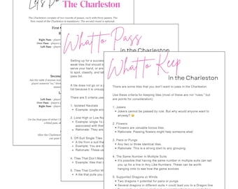 Mahjong Charleston Guide: What to Keep and Pass + Activity Sheet (Digital Download)