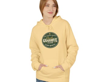 Sudadera con capucha "Goodbye St Patricks Day" irlandesa / Insignia redonda vintage con logotipo retro verde