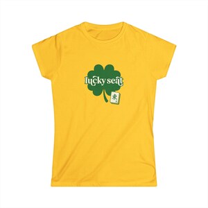 Copia de la camiseta con trébol Lucky Seat / camiseta con gráfico de trébol imagen 4