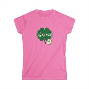Copia de la camiseta con trébol Lucky Seat / camiseta con gráfico de trébol imagen 11