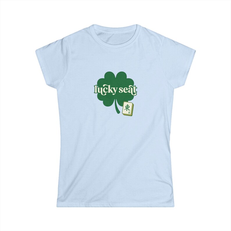 Copia de la camiseta con trébol Lucky Seat / camiseta con gráfico de trébol imagen 7
