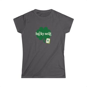Copia de la camiseta con trébol Lucky Seat / camiseta con gráfico de trébol imagen 8