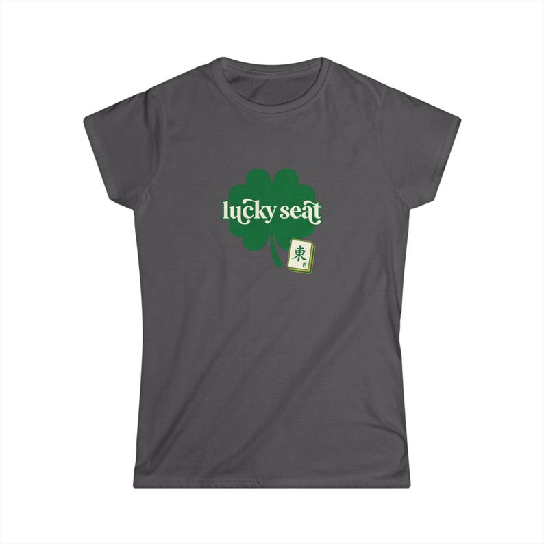 Copia de la camiseta con trébol Lucky Seat / camiseta con gráfico de trébol imagen 8