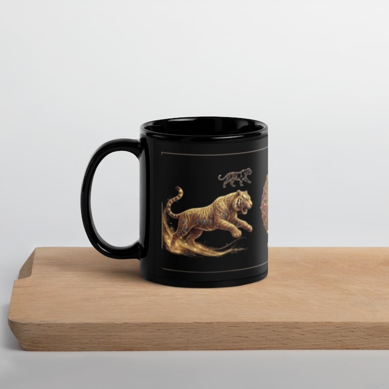 Mug brillant noir
