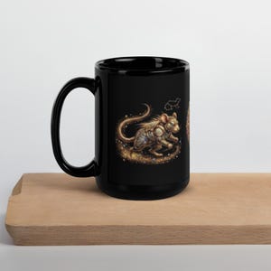 Mug brillant noir