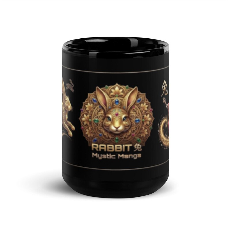 Mug brillant noir