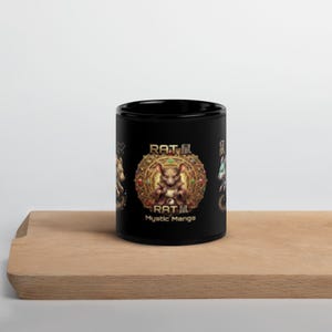 Mug brillant noir
