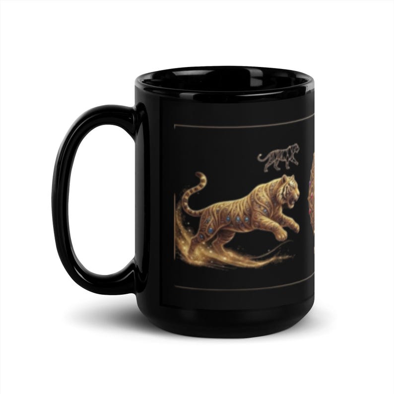 Mug brillant noir