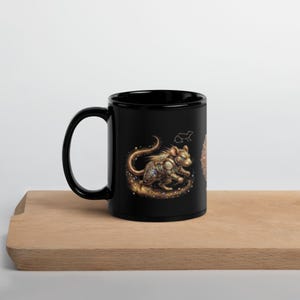Mug brillant noir