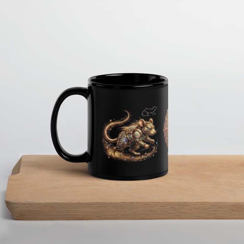 Mug brillant noir