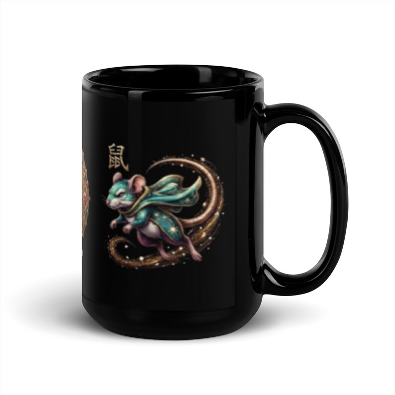 Mug brillant noir