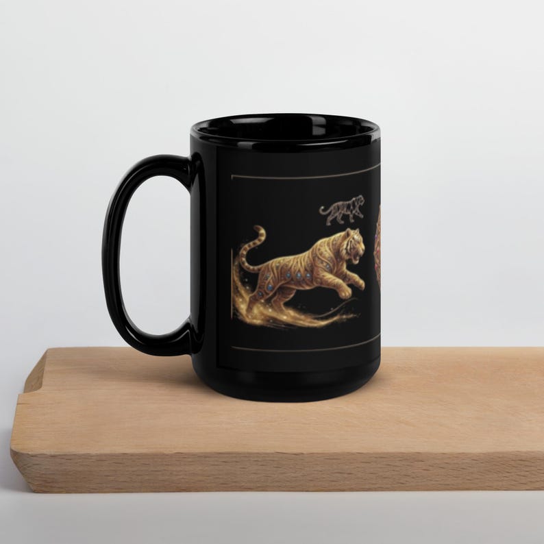 Mug brillant noir