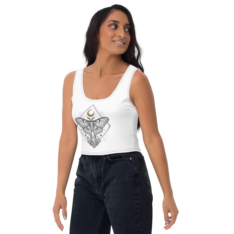 Crop-top Coupé et Cousu par Sublimation