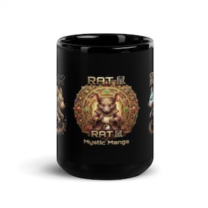 Mug brillant noir
