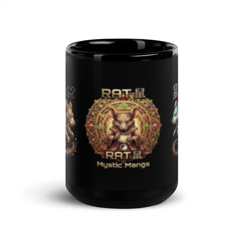 Mug brillant noir