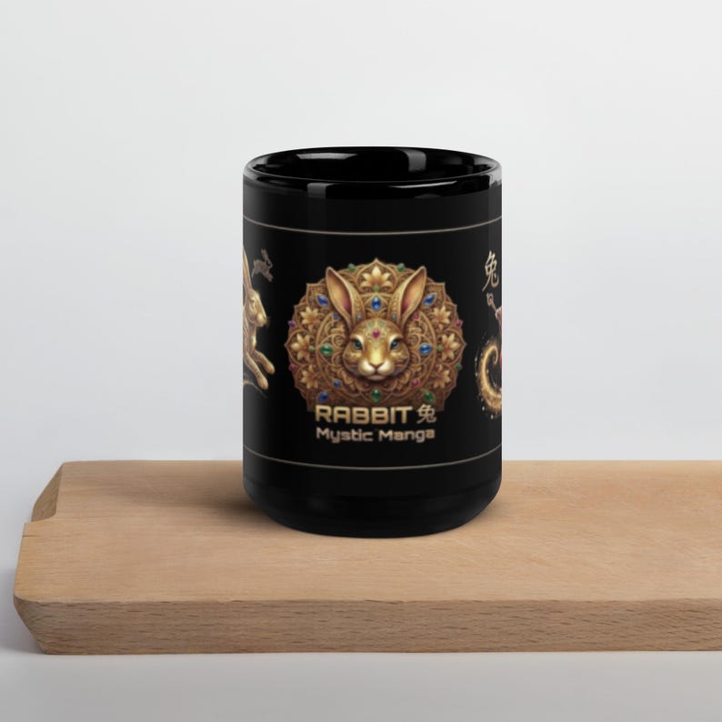 Mug brillant noir
